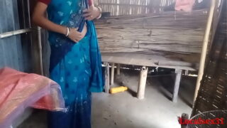 Mallu Blue Saree Bhabhi Fuck in Brother in Law clear Audio